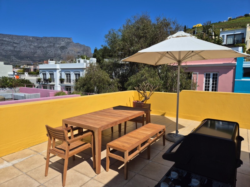 110 Waterkant Street - roof terrace seating, BBQ & view