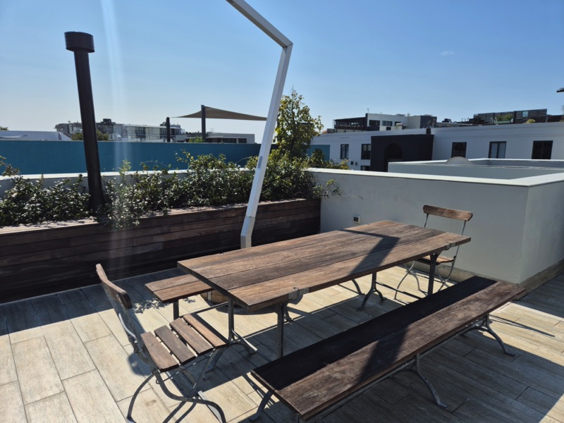 76 Waterkant Street - roof terrace seating