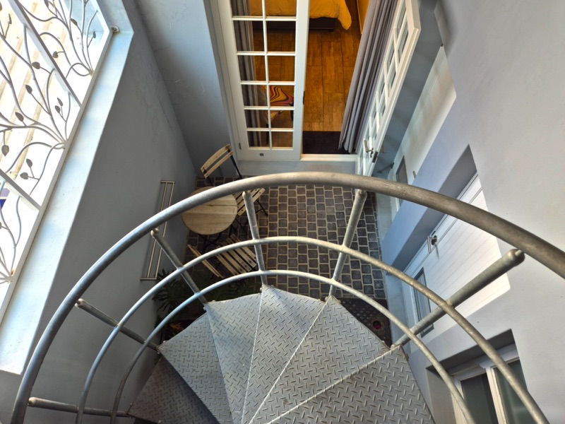 10 Loader Street - stairs to lower ground bedroom 3