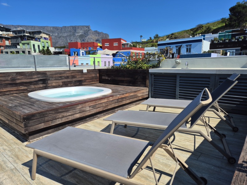 76 Waterkant Street - roof terrace hot tub & view